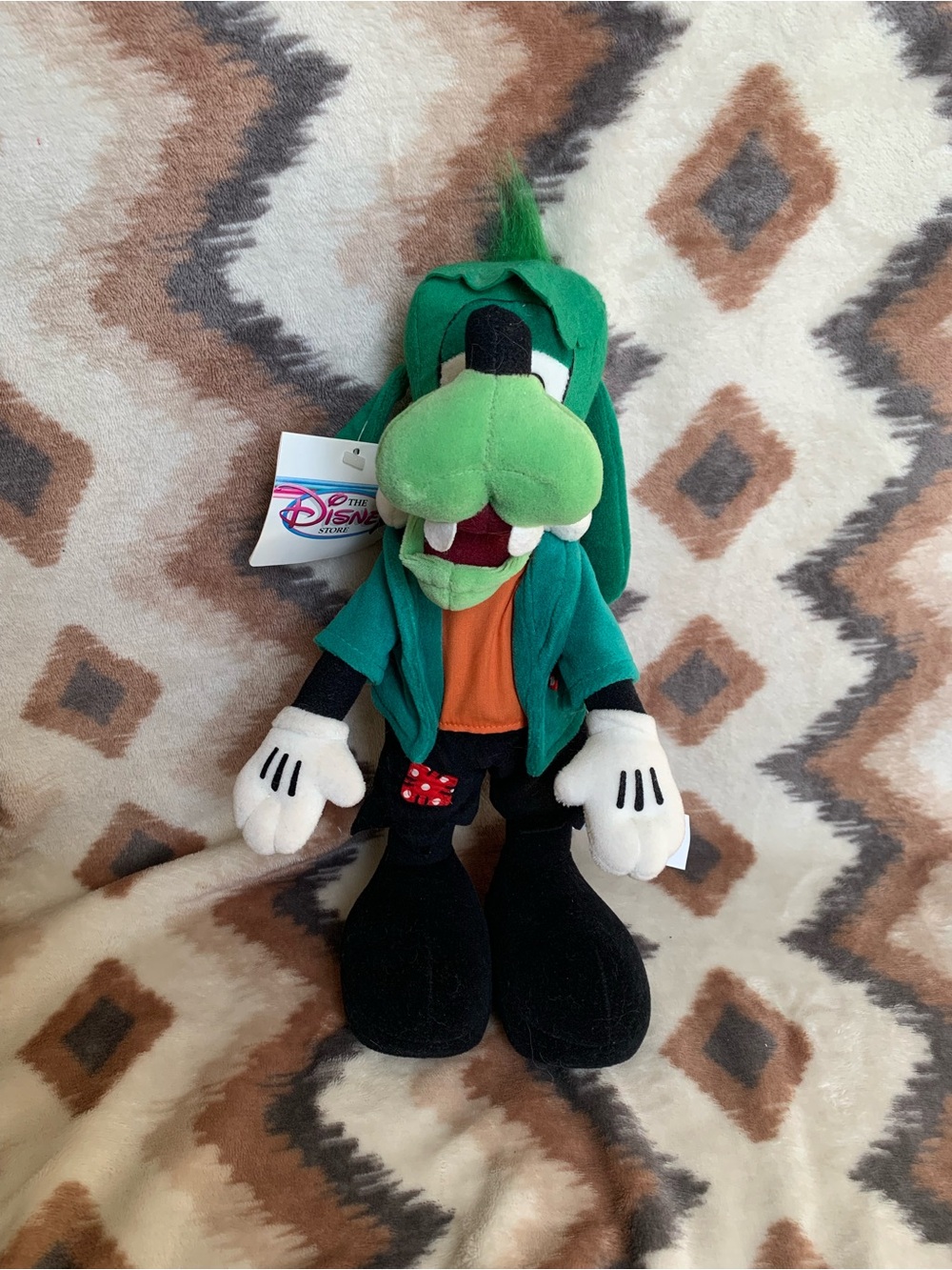Disney Store Halloween Plush Frankenstein Goofy 13" Stuffed Toy Goofenstein